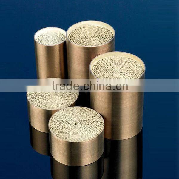 Euro standard Motorcycle exhaust system honeycomb metal catalytic converter