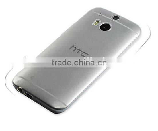 trending products for 2015 for htc one m8 ultrathin 0.3mm tpu cover case