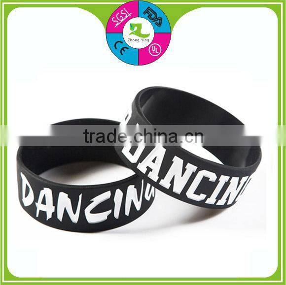 2015 OEM ST silicone wrist band/personalized silicone bracelet/silicone rubber bracelet