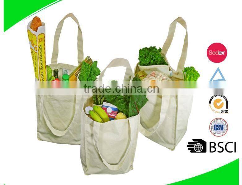 Promotional Canvas tote shopping Bag Grocery Bags