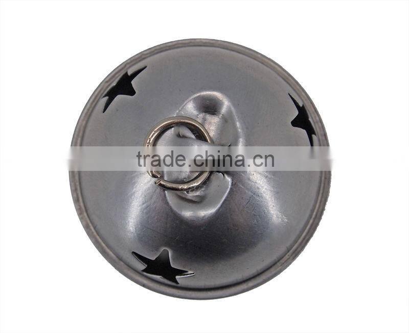 jingle bell with star decoration ,all colors are available for your options(A666)