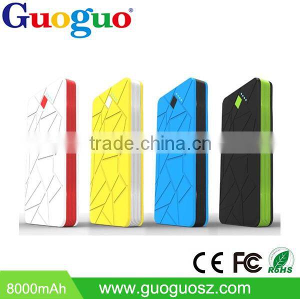 Promotional Ultra Slim Portable 8000mAh Power Bank