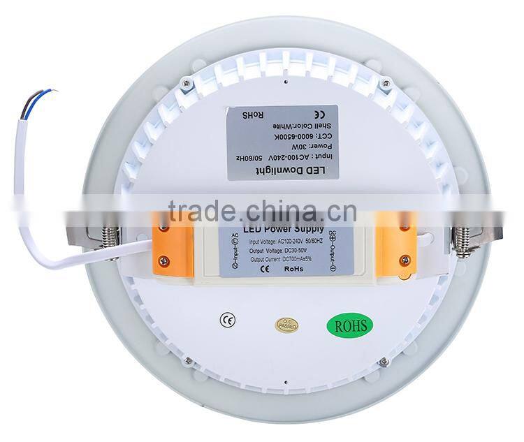 Three years warranty Samsung SMD Ra80 8 inch 30w led downlight