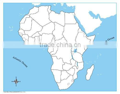 Unlabeled Africa Control Map