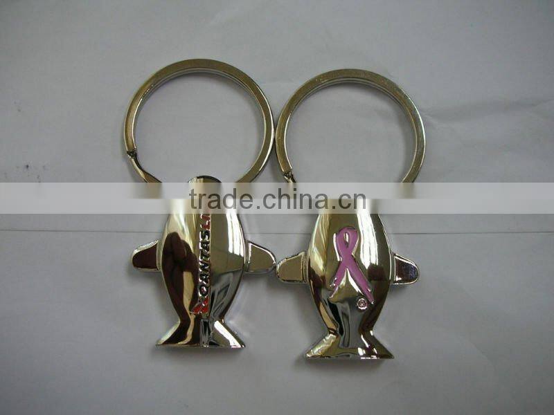 zinc alloy keychains with epoxy done