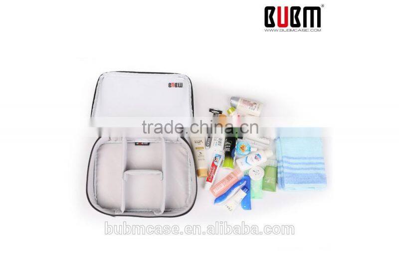 BUBM Clear PVC Portable zipper Digital Storage Bag with Three-piece