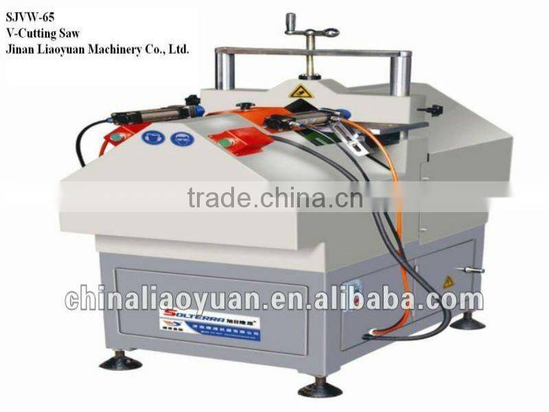 V---cutting saw with ISO Approved for uPVC Plastic and aluimnium Profiles