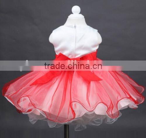 Children Girls Kids Dresses Crystal Knee Length Kids Dresses