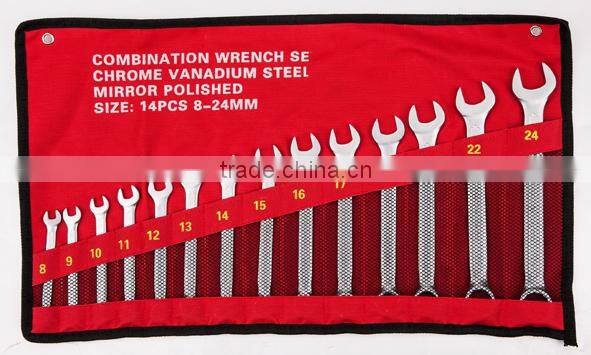 Double Open End Ring Combination auto Spanner allen key torque wrench spanner made in China