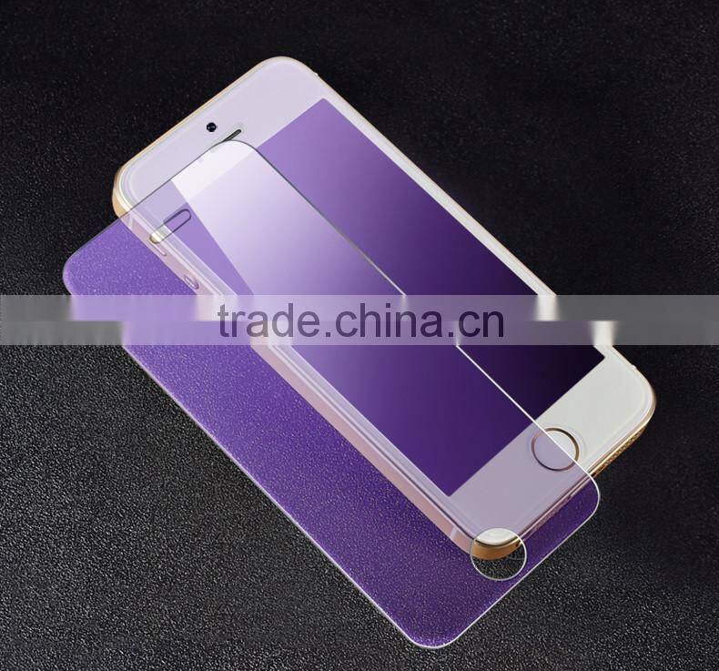 2016 NEW products of anti blue ray tempered glasses screen protector film for iPhone 6