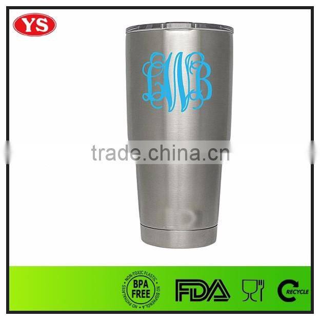 30 ounce insulated stainless steel double wall vacuum sealed tumbler