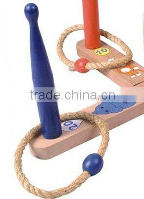 Wooden Rope Ring Game For Outdoor