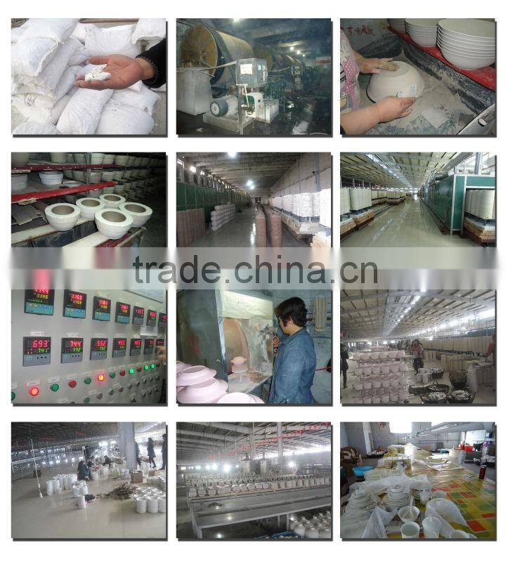 2014 new style exclusive cheap india hotel tableware of 4 pieces with stripe