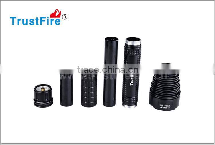 5 Modes flashlight with black torch pouch/holster tactical LED linterna waterproof outside equipments with CE,FCC certification