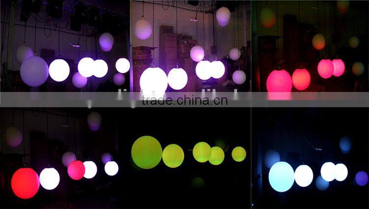Christmas lighting dmx led color change led lift ball