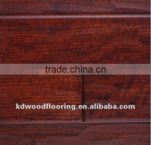 Multilayer Hand scraped American hickory enginnered flooirng