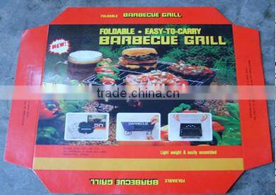 Barbecue charcoal bbq grill steel with electrophoresis