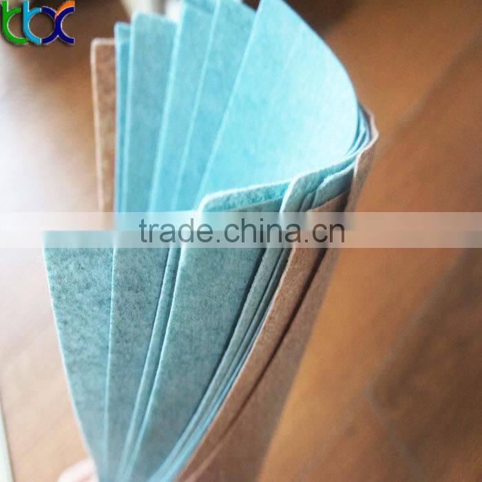 Non woven imitation leather fabric for shoe interlining