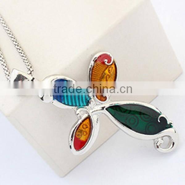 Fashion European Flower Jewelry Necklace And Earring Sets