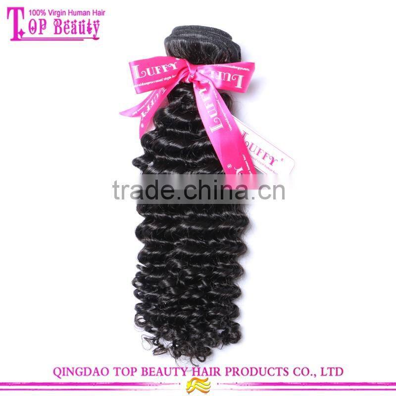 One Direction Full Cuticle No Tangle No Shedding Top Grade 7A Deep Curly Human Hair Extension For Black Women