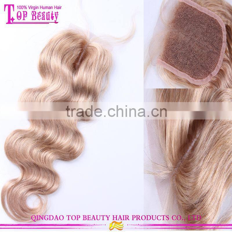 8A grade blonde hair closure 100% virgin brazilian hair lace closure blonde wholesale cheap 613 hair closure