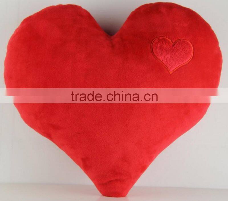 colorful Plush heart shaped Pillows for wedding gift and valentine's day