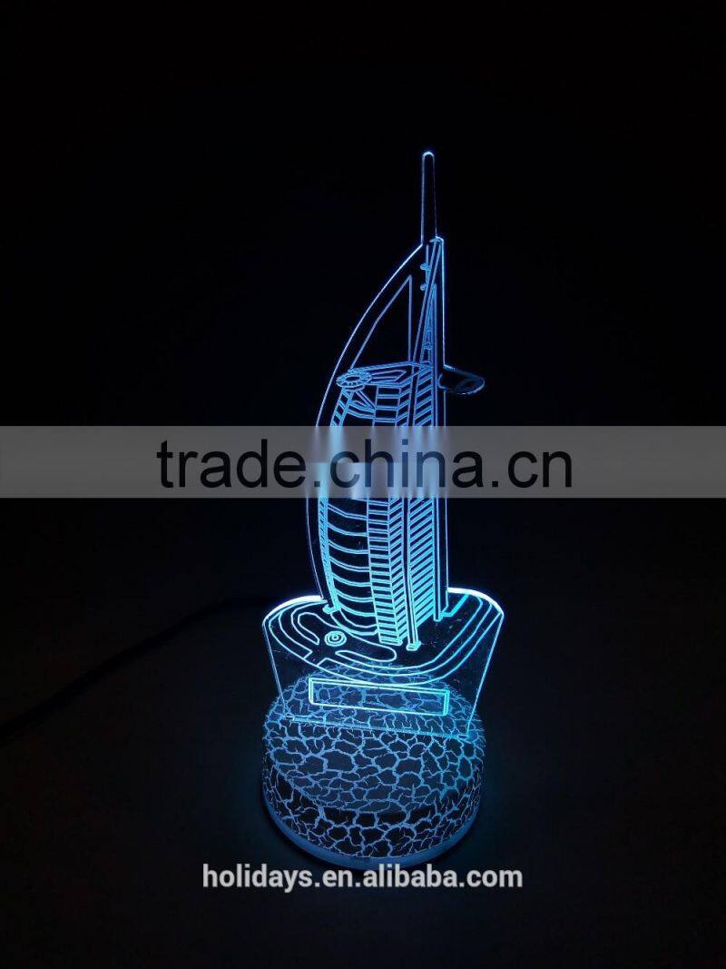 JM-3D07 yiwu jiumei seven color 3d led night light baby