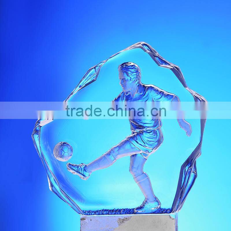 Crystal Iceberg Engraving Sport Craft GZ-G-016