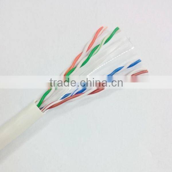 Premium Solid bare copper 24 awg HDPE jacket UTP CAT5e Lan Network cable 305m- Black