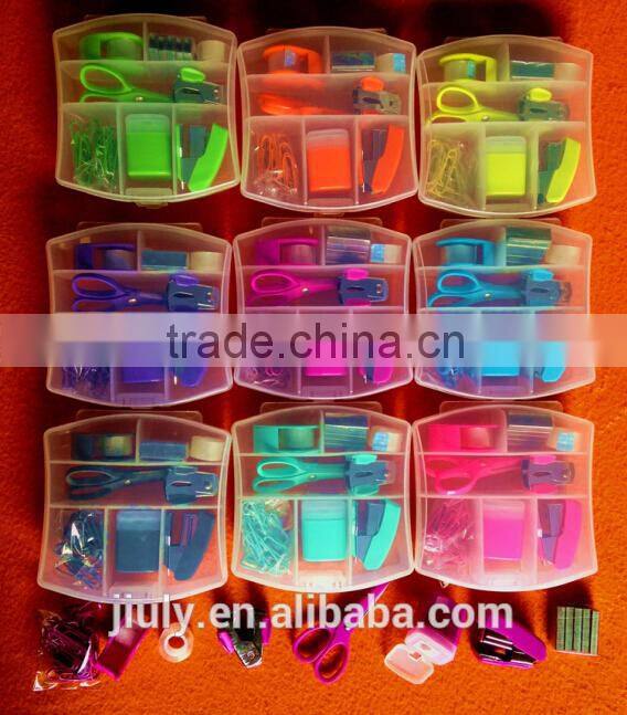 scissor tape and stapler set heart shape stationery set for kids