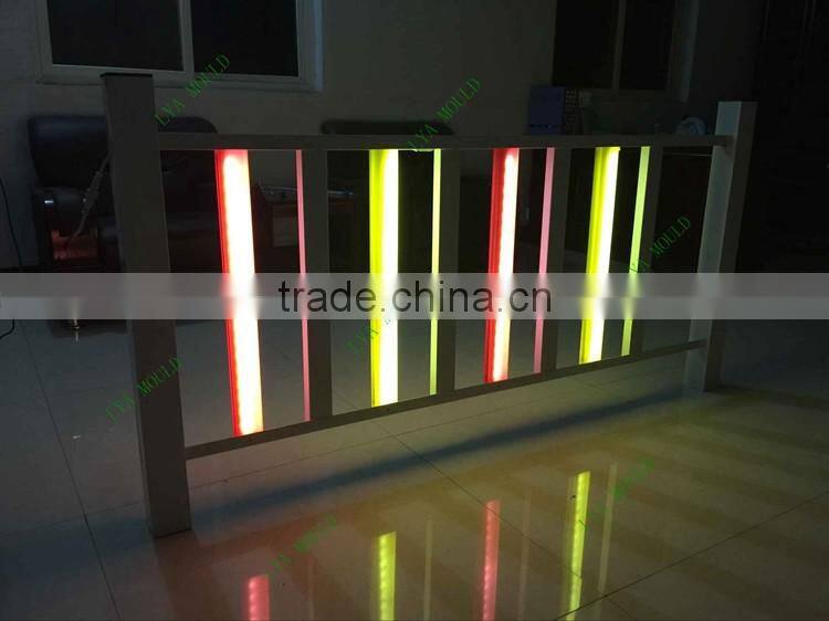 LED Strip light traffic caution guardrail