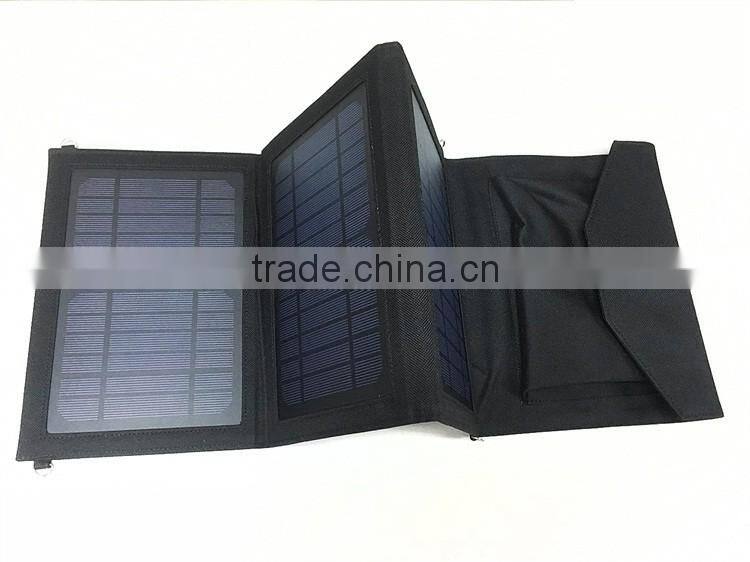 Best selling outdoor use folding flexible solar panel charger for mobile,tablet,laptop
