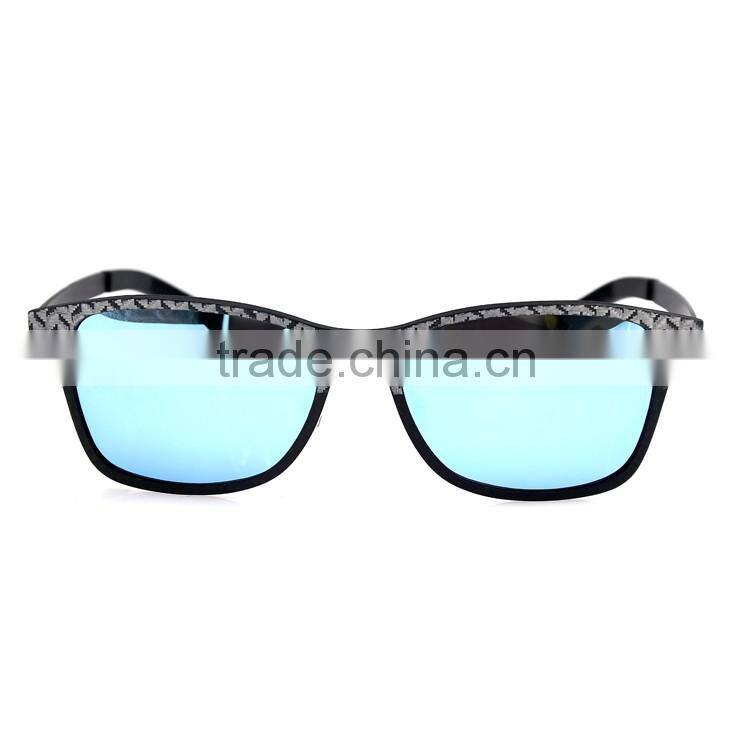 2016 New plastic fashionable sunglasses carbon fiber sunglasses polarized