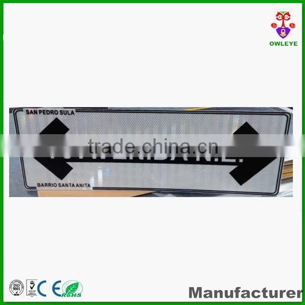 High intensity reflective film with Prismatic Road safety traffic sign