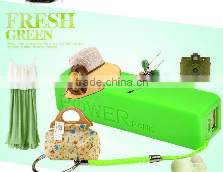 Long time stand by pink perfume 2600mah external portable power bank external battery