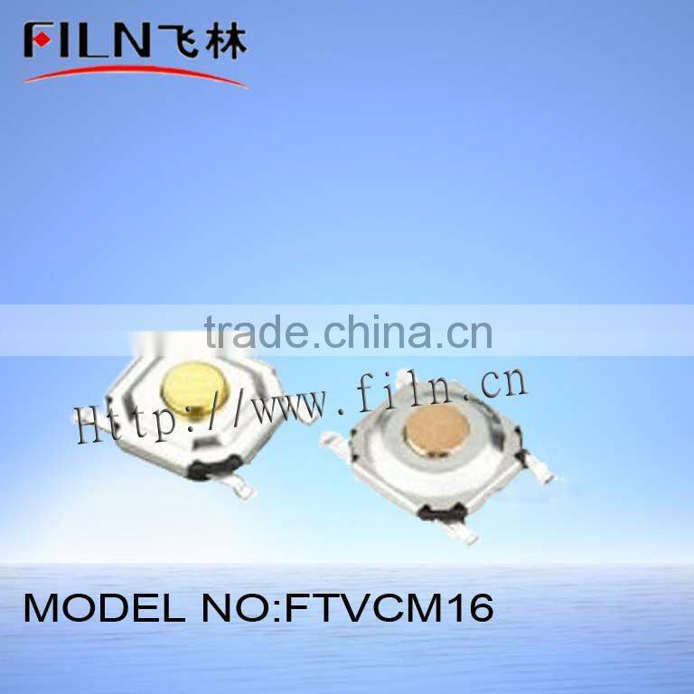 FTVCM16 smt soft touch light tact switch