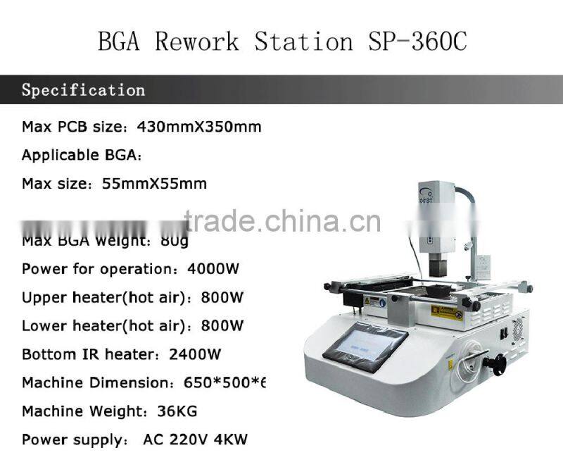 Shuttlestar RW-SP360C BGA Rework Station Welding Equipment Solder Machine For Mobile Smart Phone Repairing