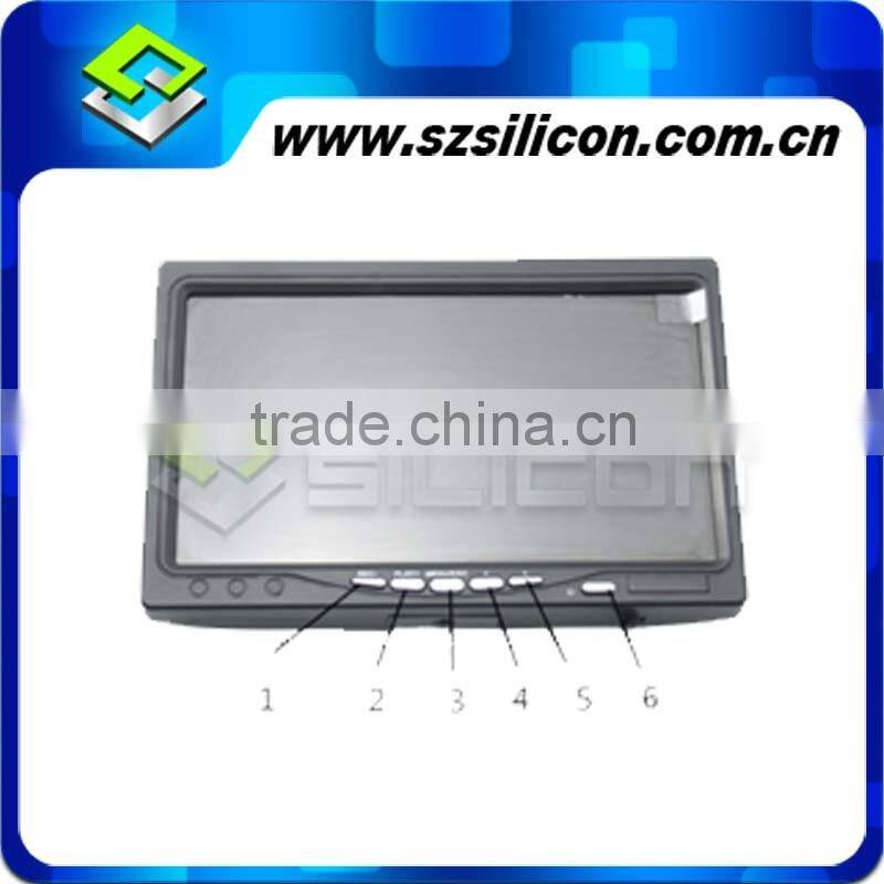 64G 7inch HDMI digital car monitor with recording function