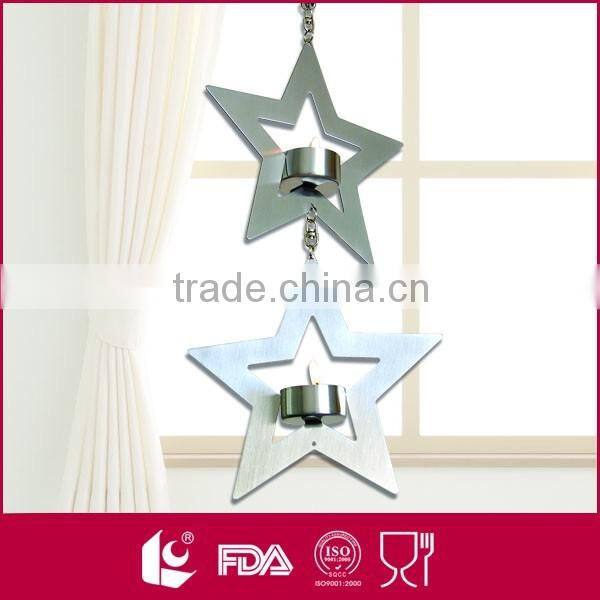 High quality competitive price reindeer shaped hanging metal stemmed votive candle holders