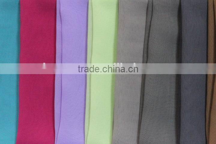 100D chiffon dyed fabric for ladies' dress