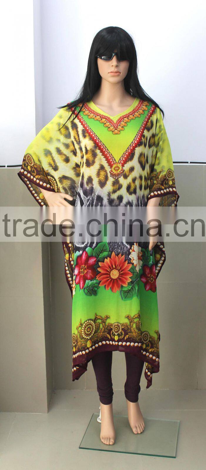 Tiger printed Kaftan