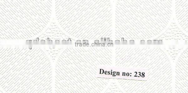 Gypsum with PVC laminated wall panel