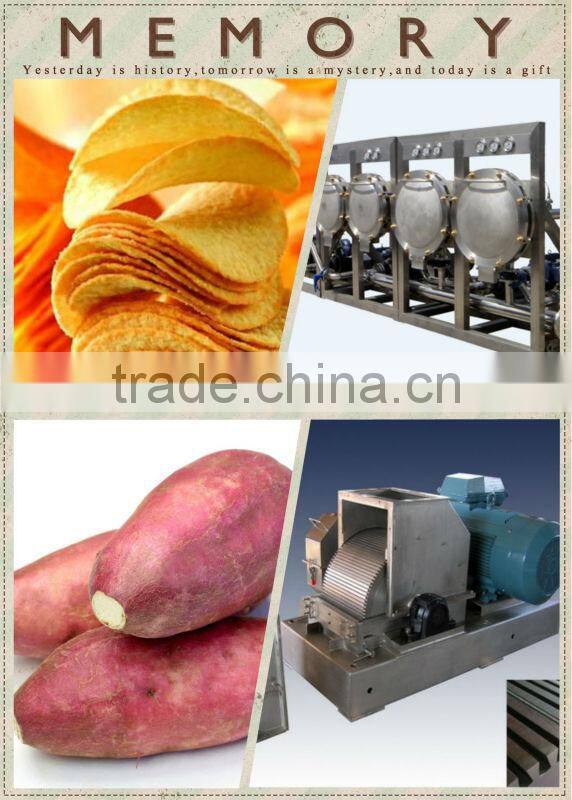 stainless steel low cost potato chips production equipment