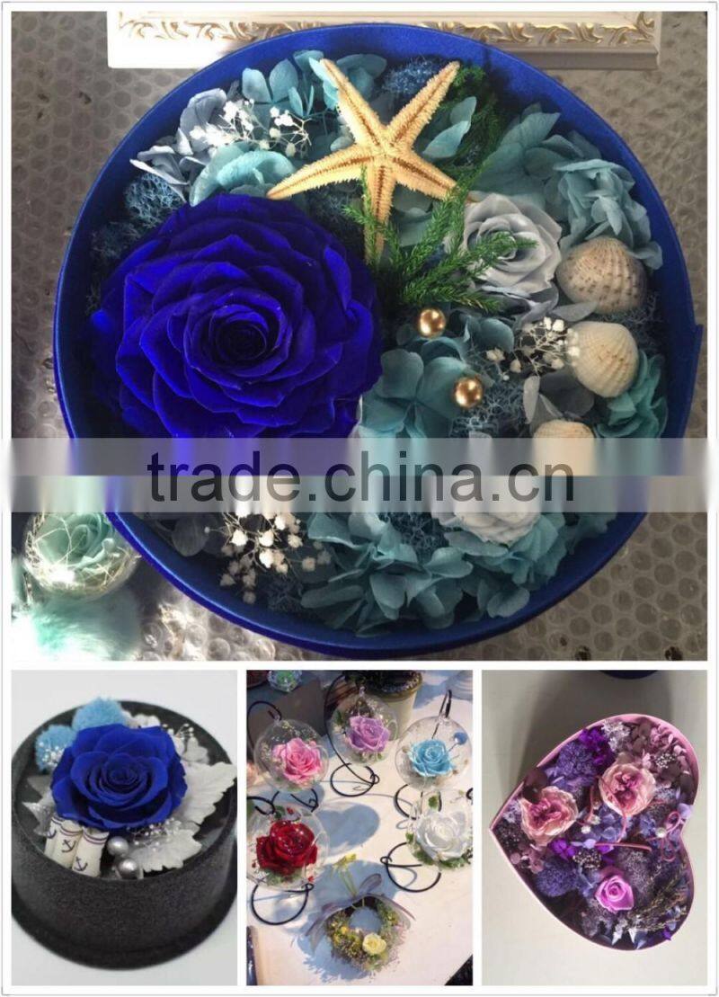 Happy Valentine Glass Dome Preserved Rose Wholesale For Gift