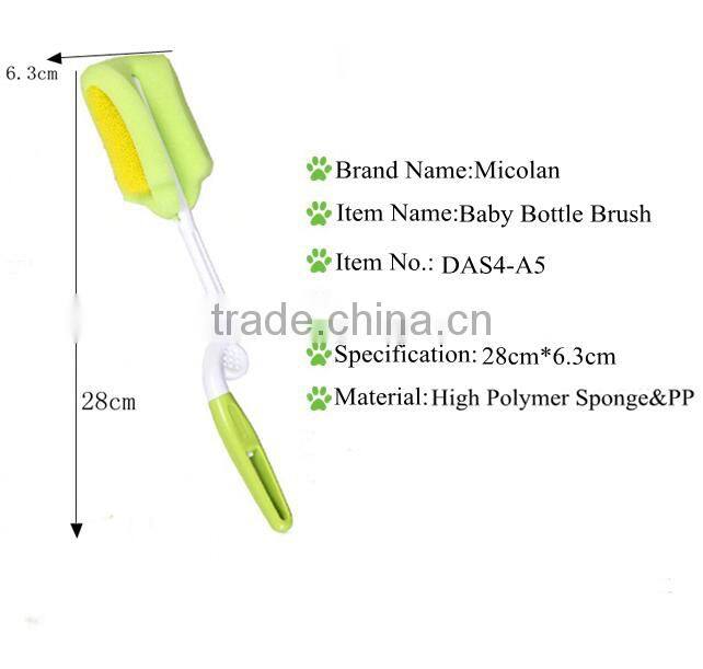 Baby Bottle Sponge Brush Infant Nipple Brush
