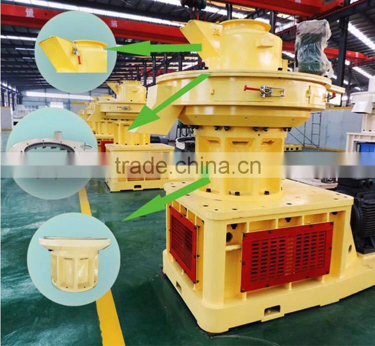 adjustable palm shell granulating wood pellet machine