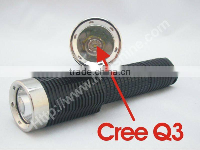 aluminum zoomable highlight led torch
