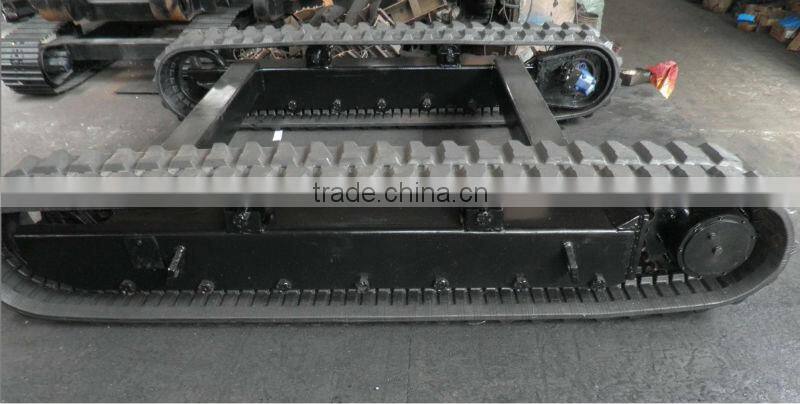 Rubber/Steel Track Undercarriage/Chassis for Crawler Machines with Load capacity 0.5 Ton to 50 Ton Made by China