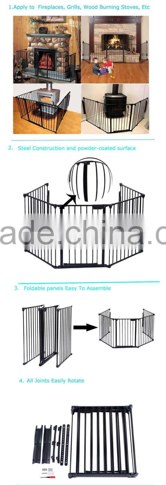 For Amazon and eBay stores Extra Wide Child Toddler Thru Fence Baby Safety Gate Door