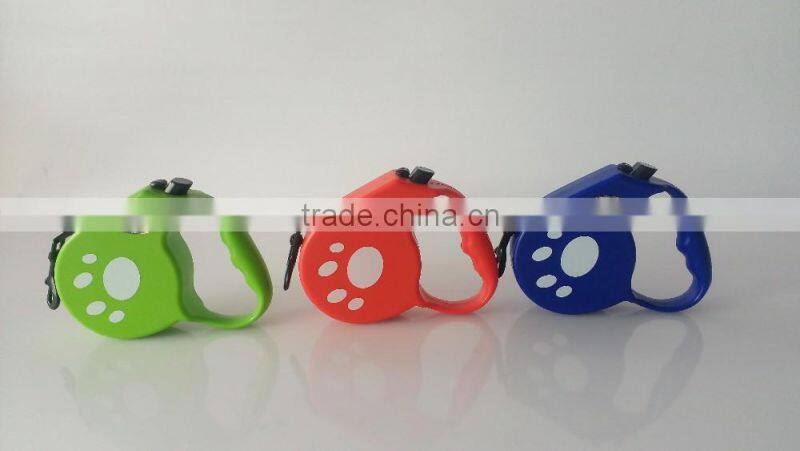 Durable retractable dog leash nylon dog lead pet product